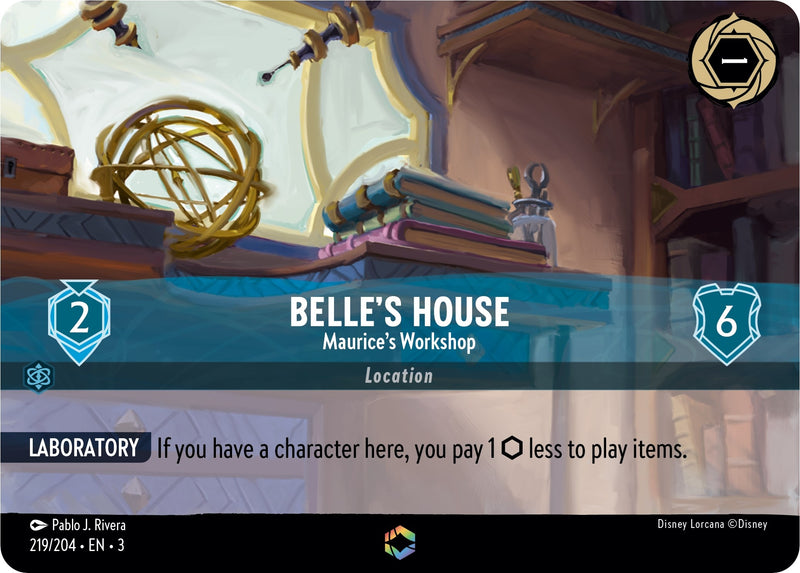 Belle's House - Maurice's Workshop (Enchanted) (219/204) (Into the Inklands)