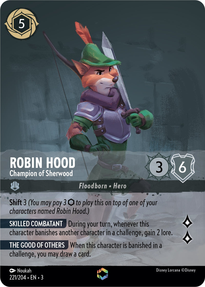 Robin Hood - Champion of Sherwood (Enchanted) (221/204) (Into the Inklands)