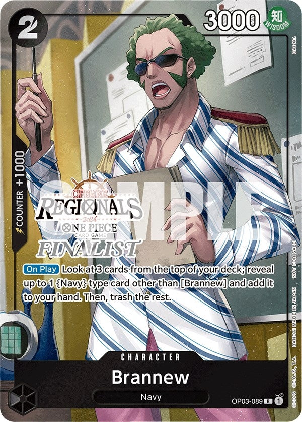 Image for Brannew (Offline Regional 2024) [Finalist] (OP03-089) (One Piece Promotion Cards) - One Piece Card Game