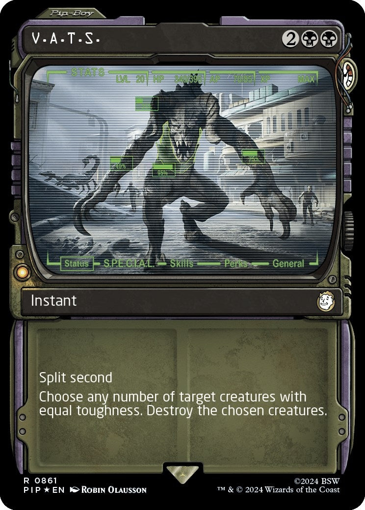 Image for V.A.T.S. (Showcase) (Surge Foil) (861) - Magic: The Gathering