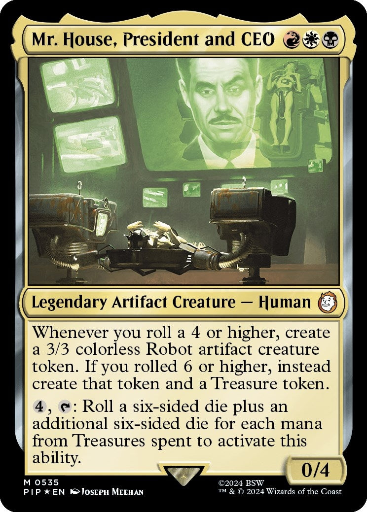 Mr. House, President and CEO (Surge Foil) (535) (Universes Beyond: Fallout)