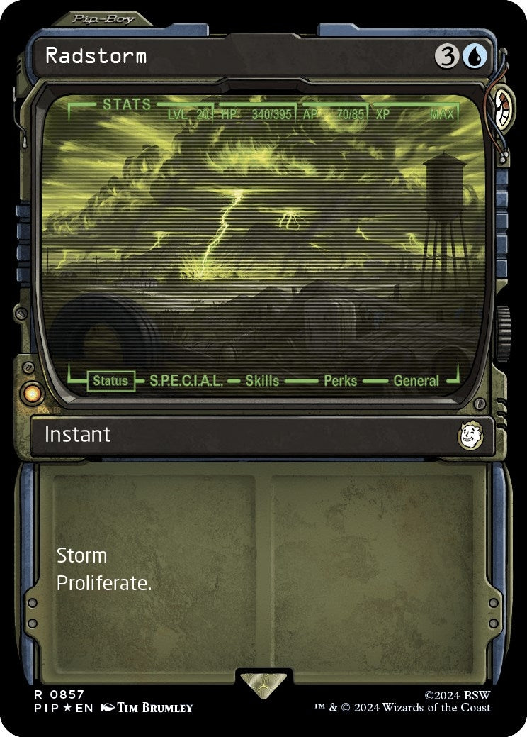 Radstorm (Showcase) (Surge Foil) (857) (Universes Beyond: Fallout)