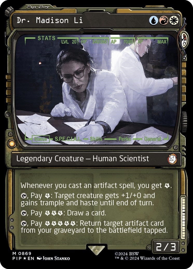 Dr. Madison Li (Showcase) (Surge Foil) (869) (Universes Beyond: Fallout)