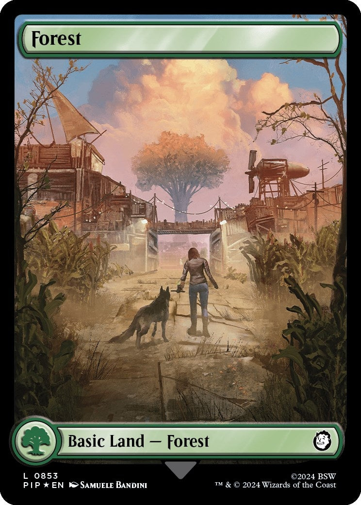Forest (0853) (Surge Foil) (853) (Universes Beyond: Fallout)