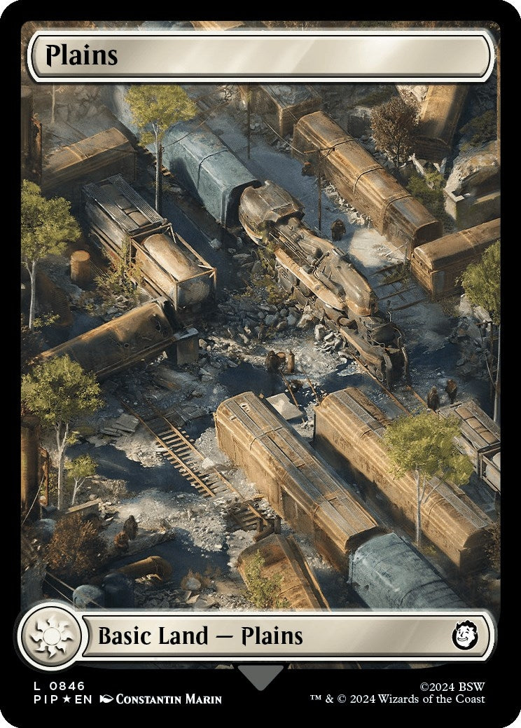 Plains (0846) (Surge Foil) (846) (Universes Beyond: Fallout)