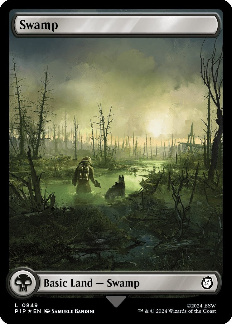 Swamp (0849) (Surge Foil) (849) (Universes Beyond: Fallout)