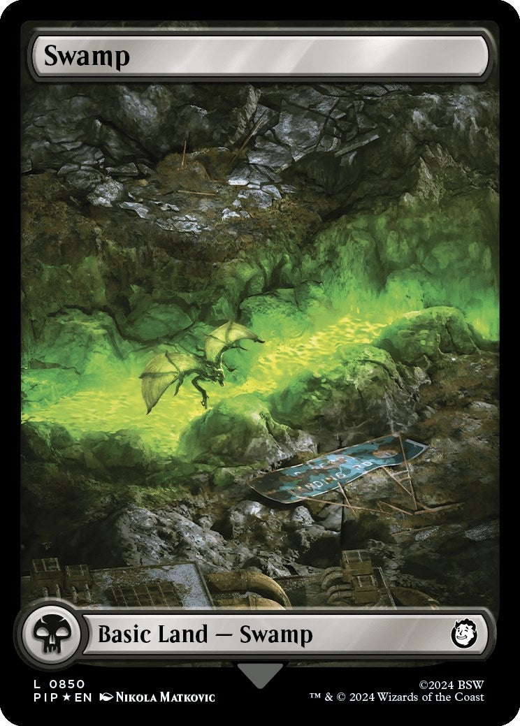 Swamp (0850) (Surge Foil) (850) (Universes Beyond: Fallout)