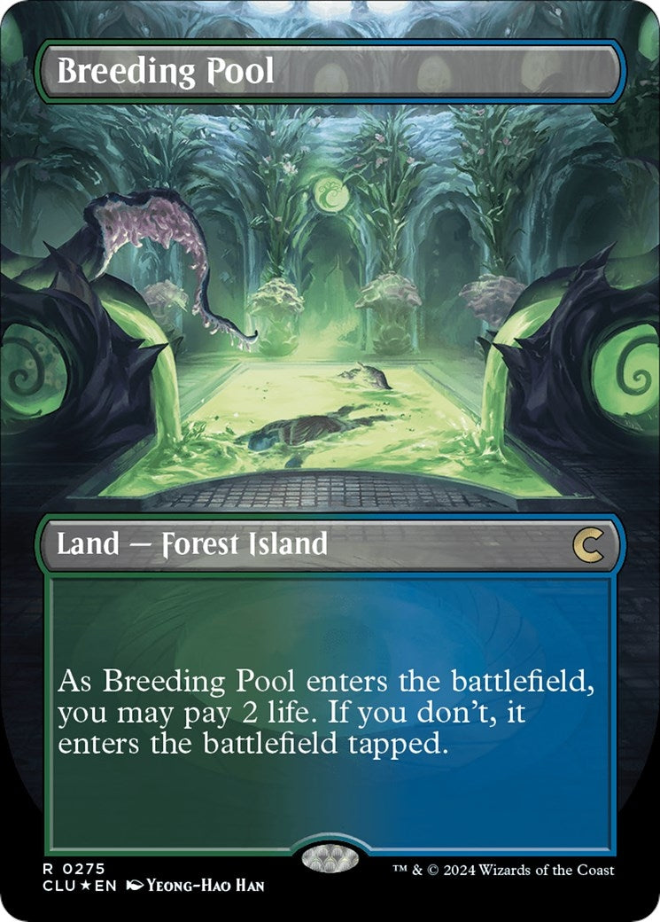 Breeding Pool (Borderless) (275) (Ravnica: Clue Edition)
