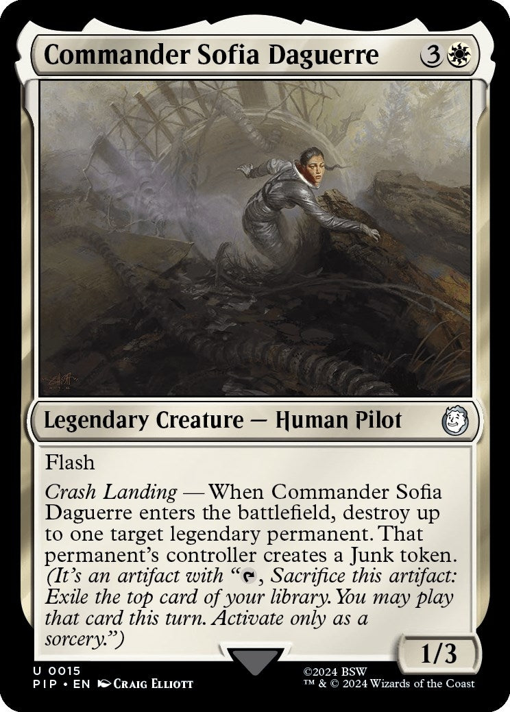 Image for Commander Sofia Daguerre (15) (Universes Beyond: Fallout) - Magic: The Gathering