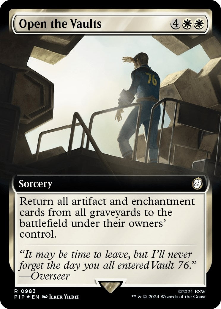 Open the Vaults (Extended Art) (Surge Foil) (983) (Universes Beyond: Fallout)