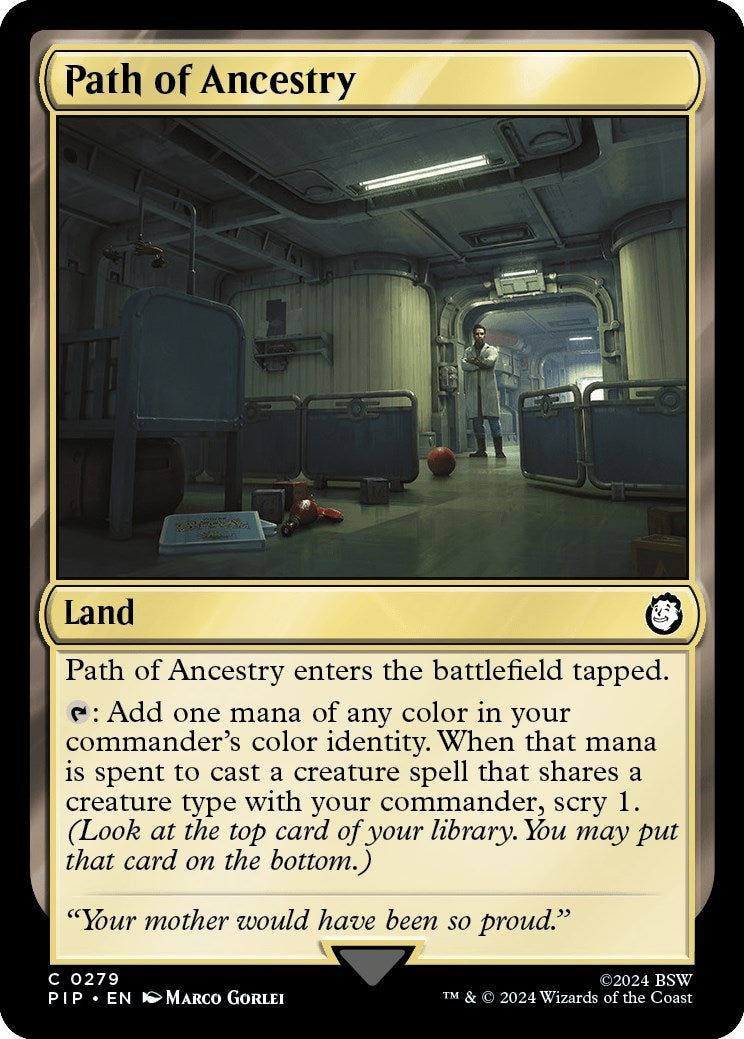 Image for Path of Ancestry (279) (Universes Beyond: Fallout) - Magic: The Gathering