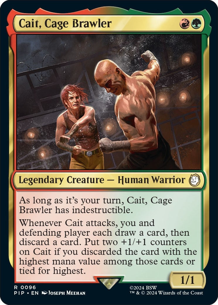 Image for Cait, Cage Brawler (96) (Universes Beyond: Fallout) - Magic: The Gathering