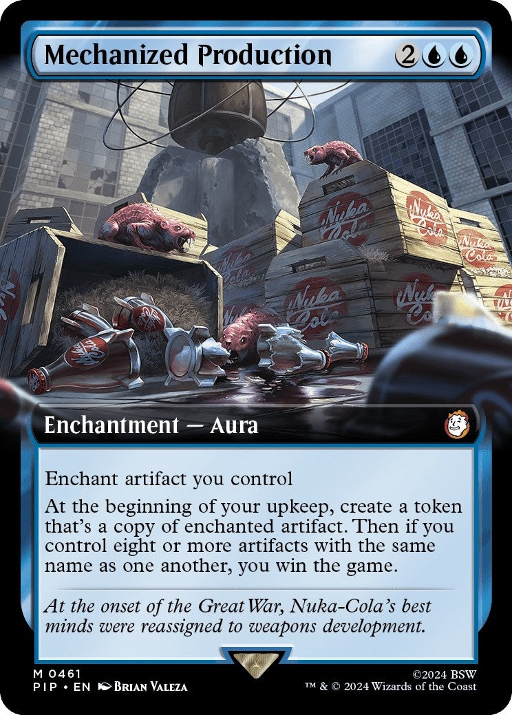 Mechanized Production (Extended Art) (461) (Universes Beyond: Fallout)
