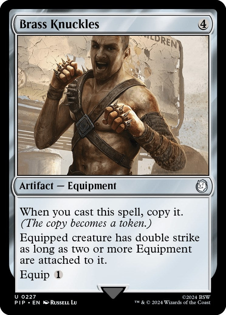 Image for Brass Knuckles (227) (Universes Beyond: Fallout) - Magic: The Gathering