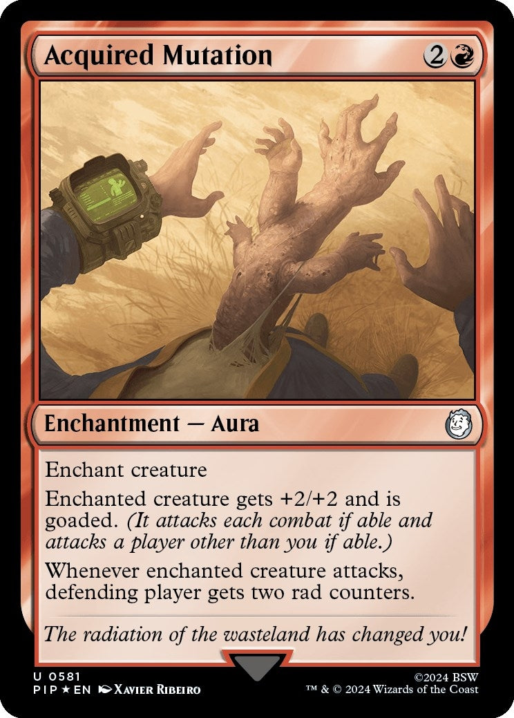 Acquired Mutation (Surge Foil) (581) (Universes Beyond: Fallout)