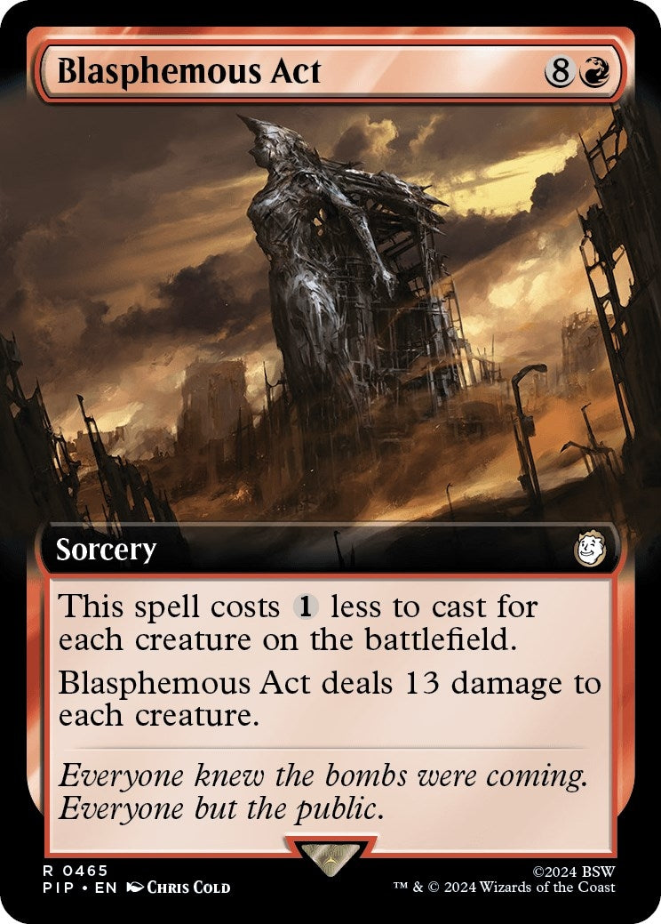 Blasphemous Act (Extended Art) (465) (Universes Beyond: Fallout)