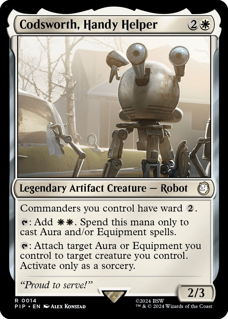 Image for Codsworth, Handy Helper (14) (Universes Beyond: Fallout) - Magic: The Gathering