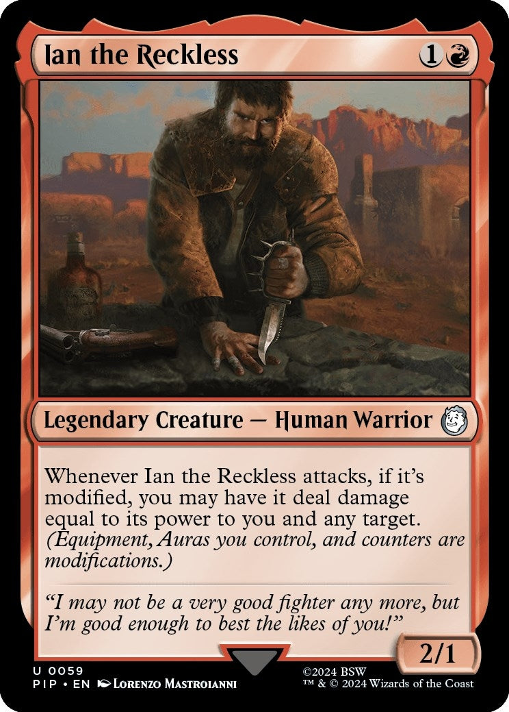 Image for Ian the Reckless (59) (Universes Beyond: Fallout) - Magic: The Gathering