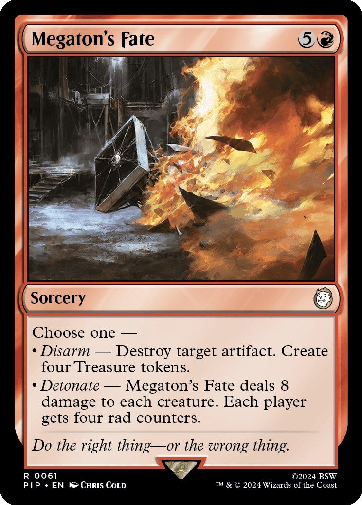 Image for Megaton's Fate (61) (Universes Beyond: Fallout) - Magic: The Gathering