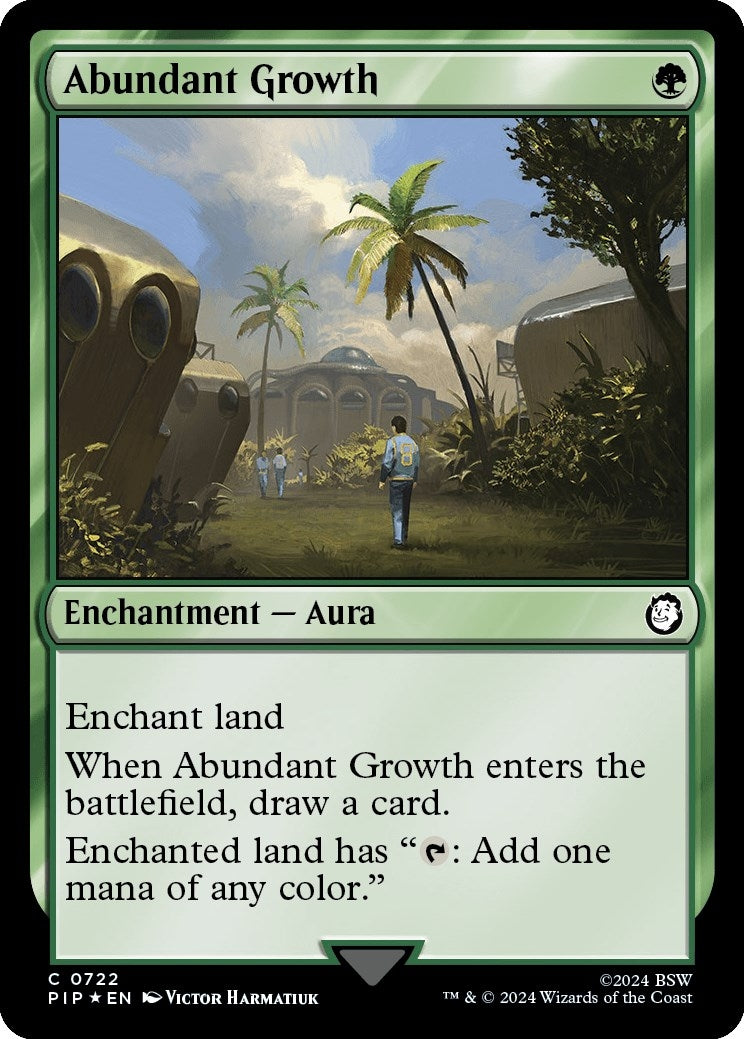 Abundant Growth (Surge Foil) (722) (Universes Beyond: Fallout)