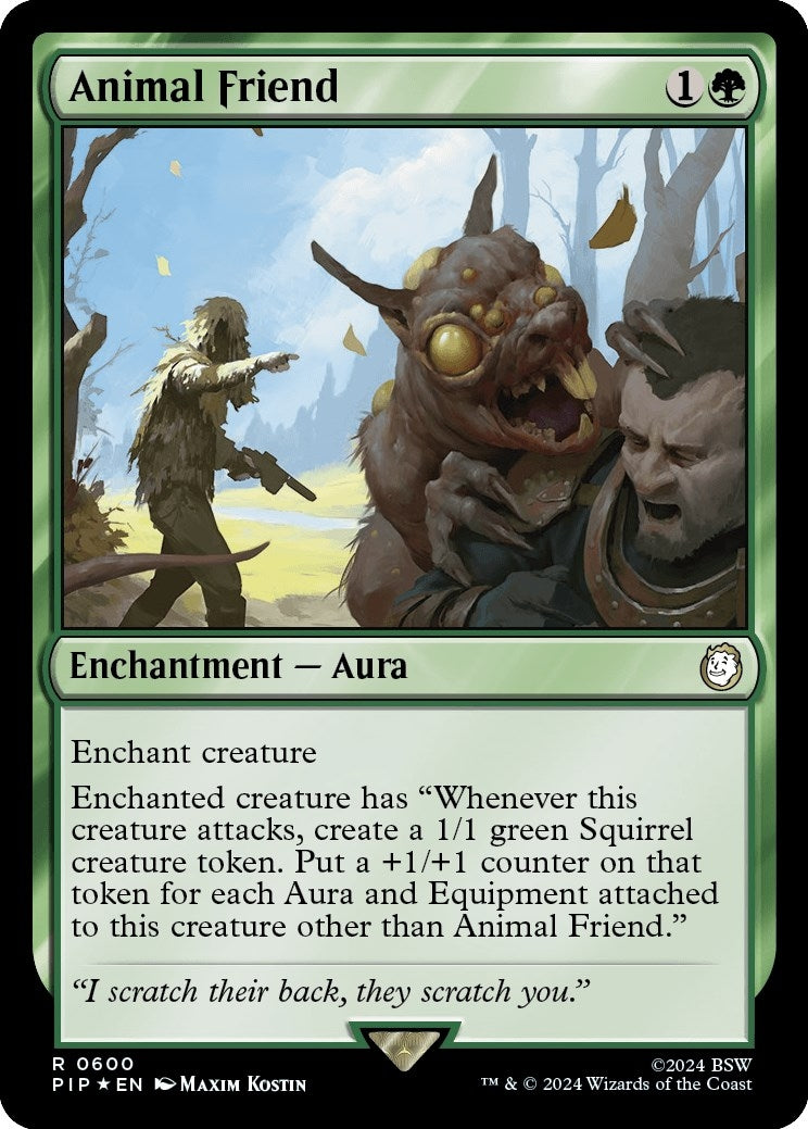 Animal Friend (Surge Foil) (600) (Universes Beyond: Fallout)