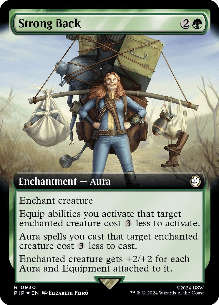 Strong Back (Extended Art) (Surge Foil) (930) (Universes Beyond: Fallout)