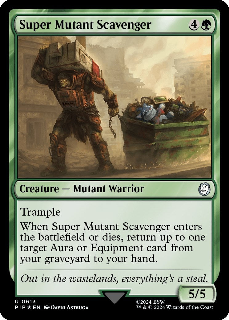 Super Mutant Scavenger (Surge Foil) (613) (Universes Beyond: Fallout)