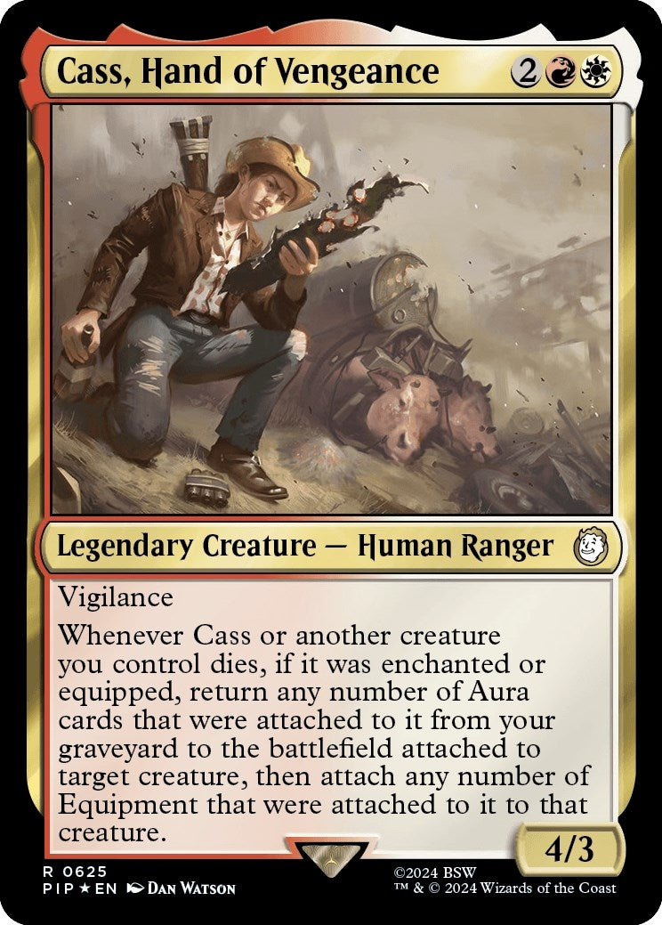 Cass, Hand of Vengeance (Surge Foil) (625) (Universes Beyond: Fallout)