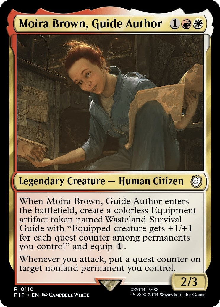 Image for Moira Brown, Guide Author (110) (Universes Beyond: Fallout) - Magic: The Gathering