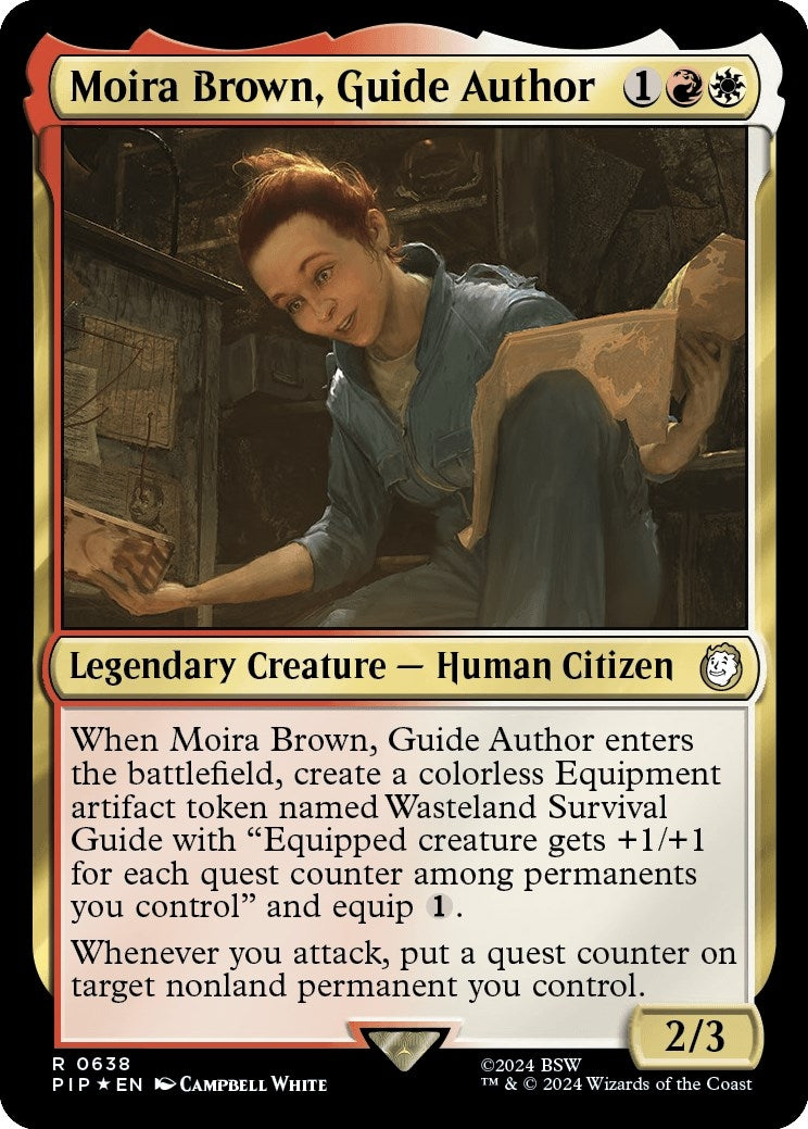 Moira Brown, Guide Author (Surge Foil) (638) (Universes Beyond: Fallout)