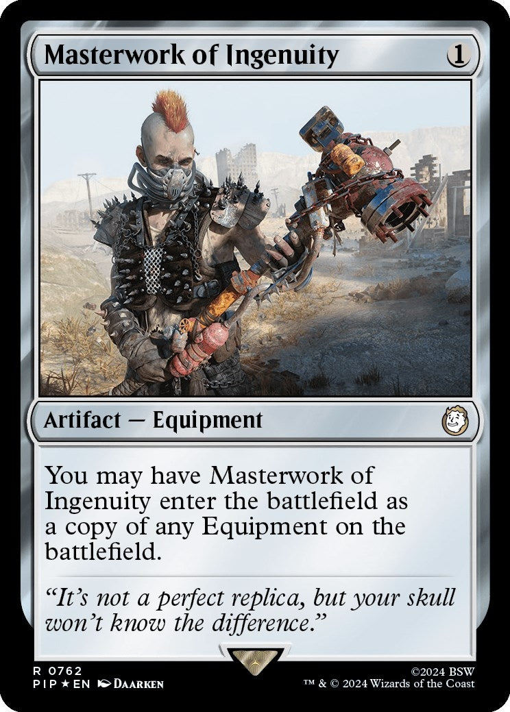 Masterwork of Ingenuity (Surge Foil) (762) (Universes Beyond: Fallout)