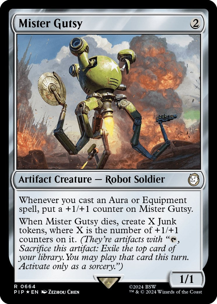 Mister Gutsy (Surge Foil) (664) (Universes Beyond: Fallout)