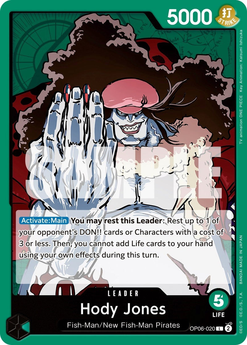 Hody Jones (020) (OP06-020) (Wings of the Captain)