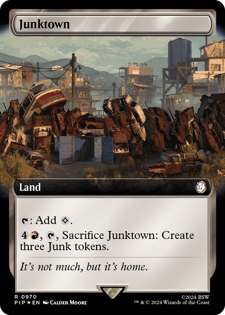 Junktown (Extended Art) (Surge Foil) (970) (Universes Beyond: Fallout)