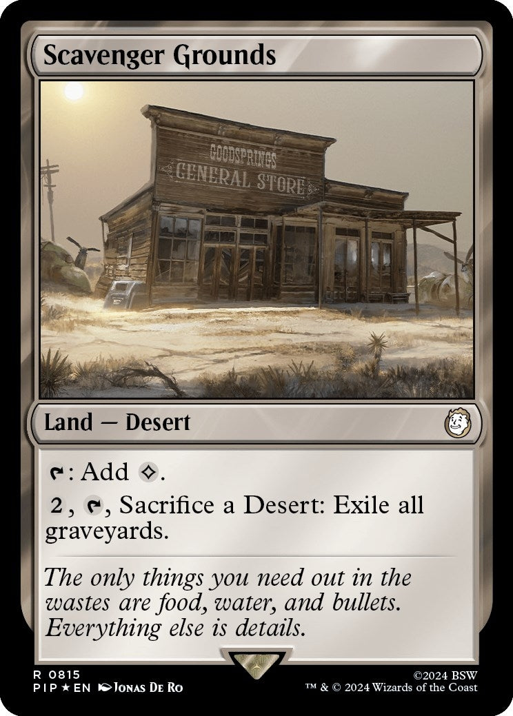 Scavenger Grounds (Surge Foil) (815) (Universes Beyond: Fallout)