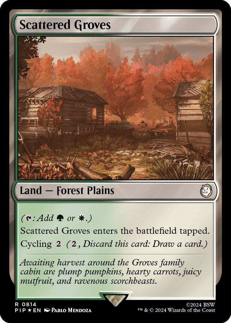 Scattered Groves (Surge Foil) (814) (Universes Beyond: Fallout)