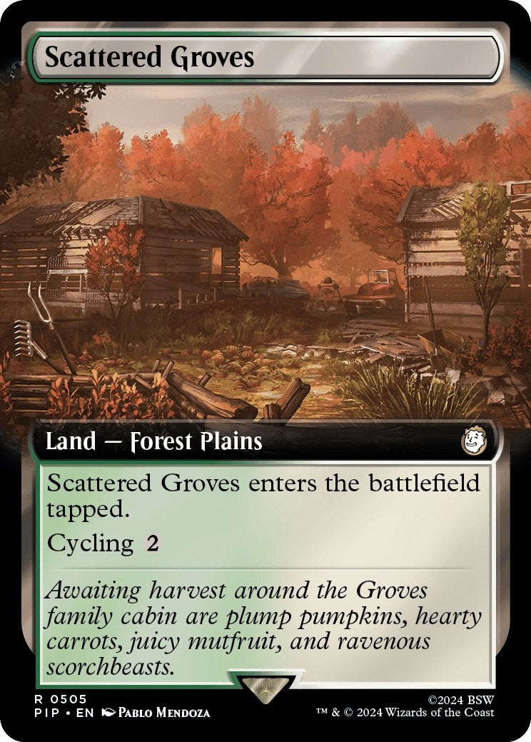 Scattered Groves (Extended Art) (505) (Universes Beyond: Fallout)