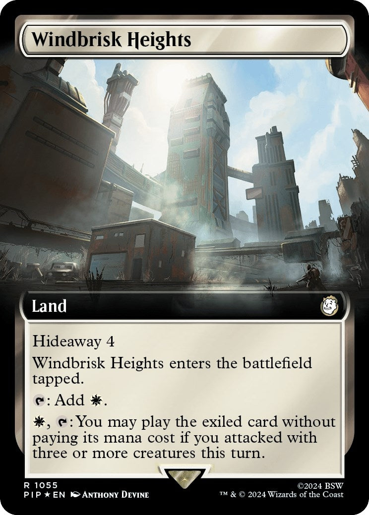 Image for Windbrisk Heights (Extended Art) (Surge Foil) (1055) - Magic: The Gathering
