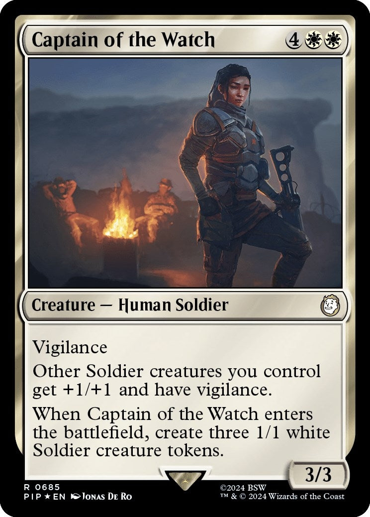 Captain of the Watch (Surge Foil) (685) (Universes Beyond: Fallout)