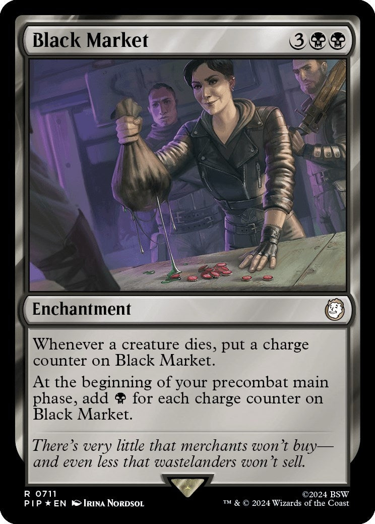 Black Market (Surge Foil) (711) (Universes Beyond: Fallout)