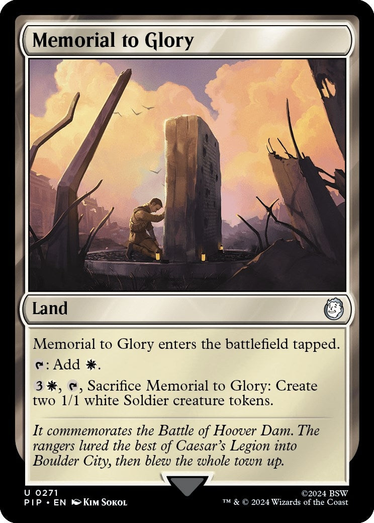 Image for Memorial to Glory (271) (Universes Beyond: Fallout) - Magic: The Gathering