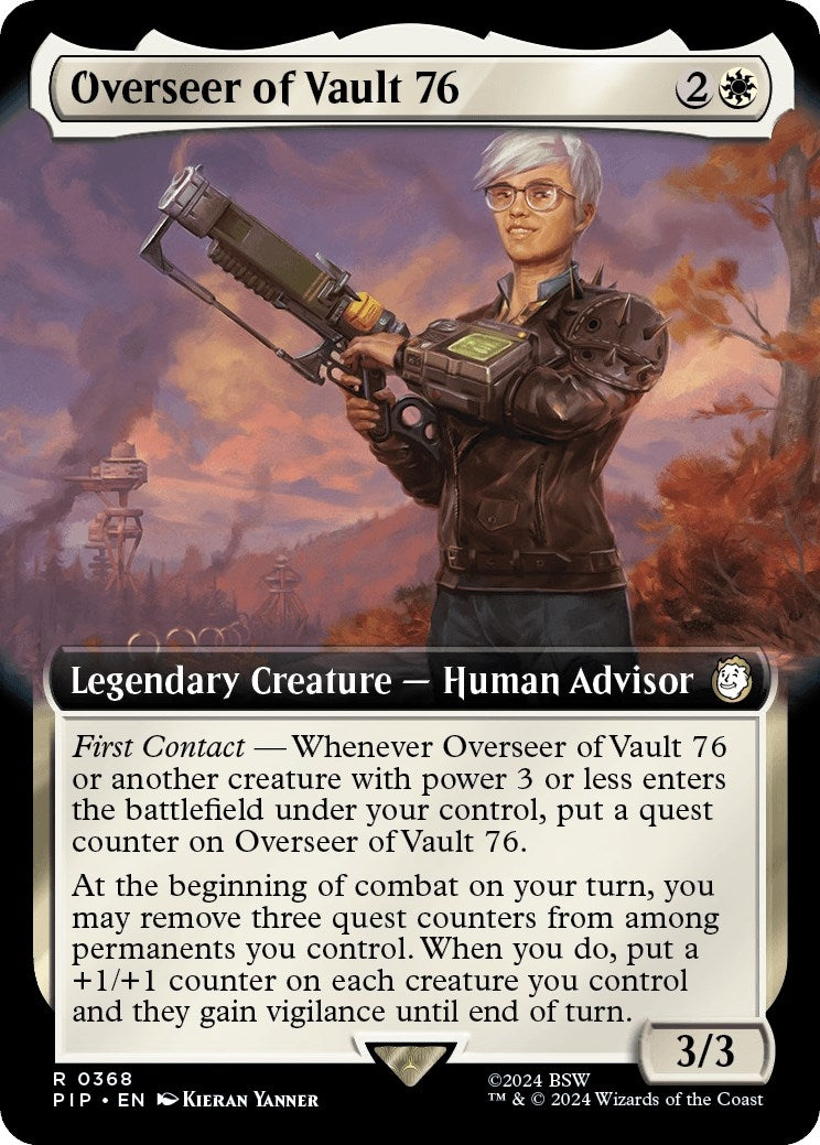 Overseer of Vault 76 (Extended Art) (368) (Universes Beyond: Fallout)