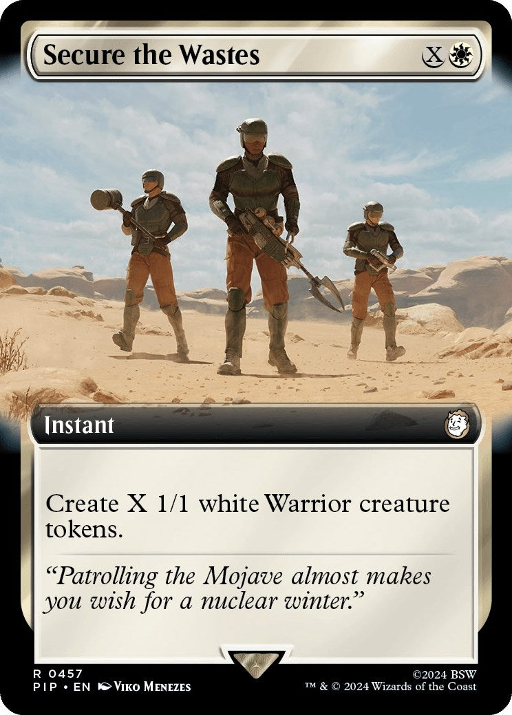 Secure the Wastes (Extended Art) (457) (Universes Beyond: Fallout)