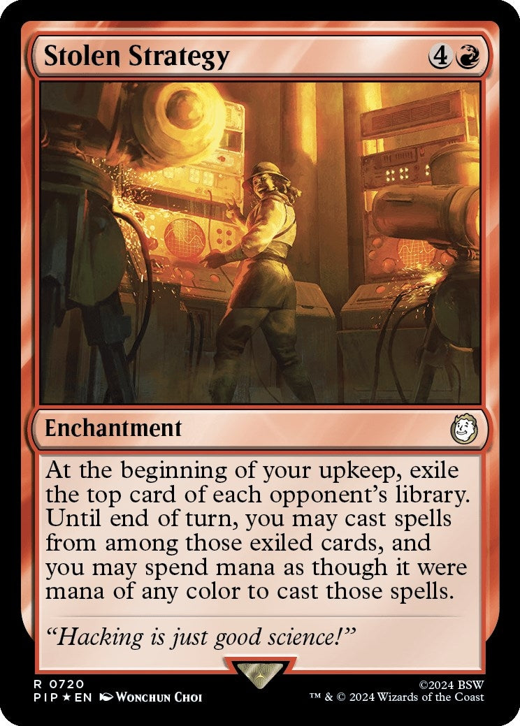 Stolen Strategy (Surge Foil) (720) (Universes Beyond: Fallout)