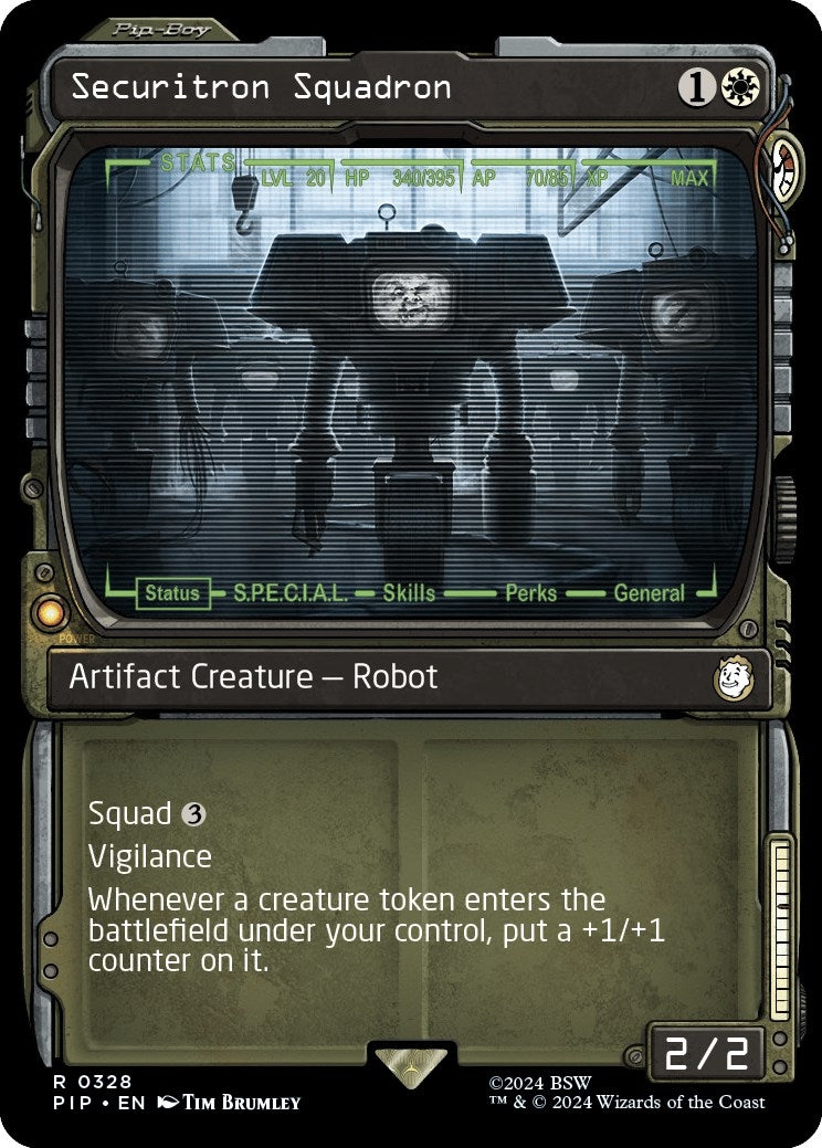 Securitron Squadron (Showcase) (328) (Universes Beyond: Fallout)