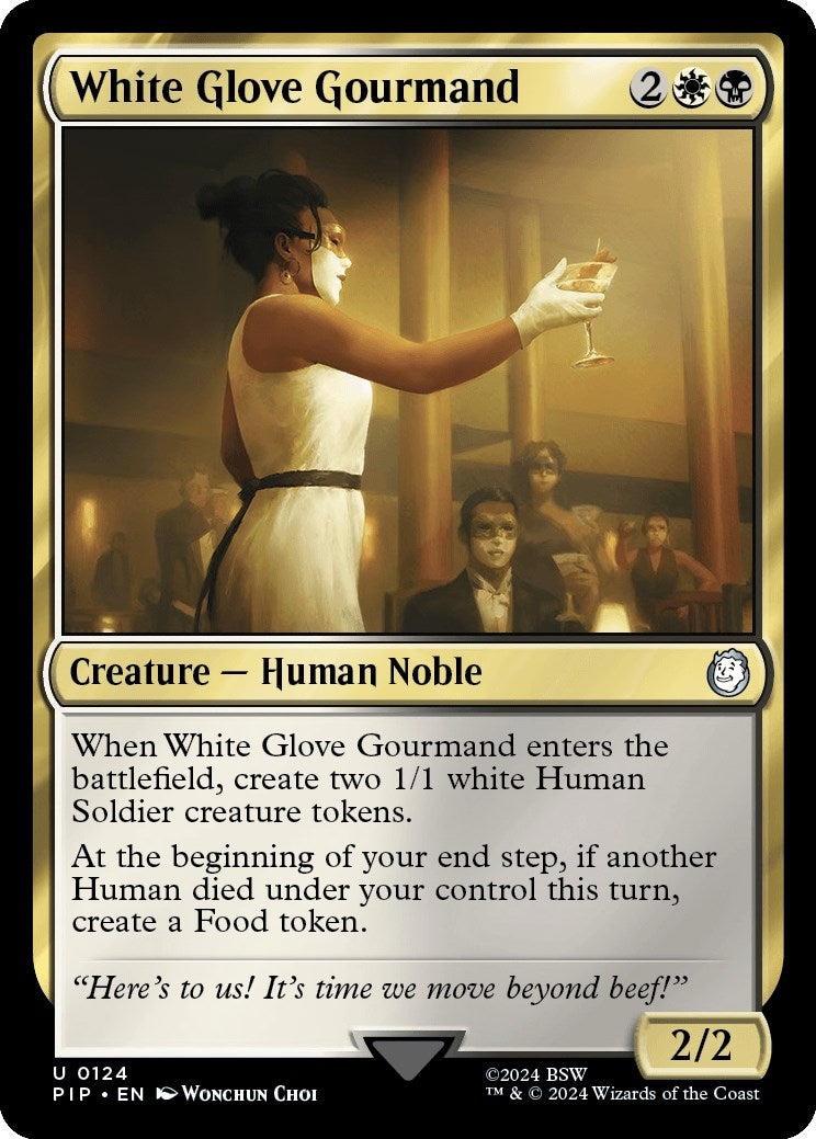 White Glove Gourmand (124) (Universes Beyond: Fallout)