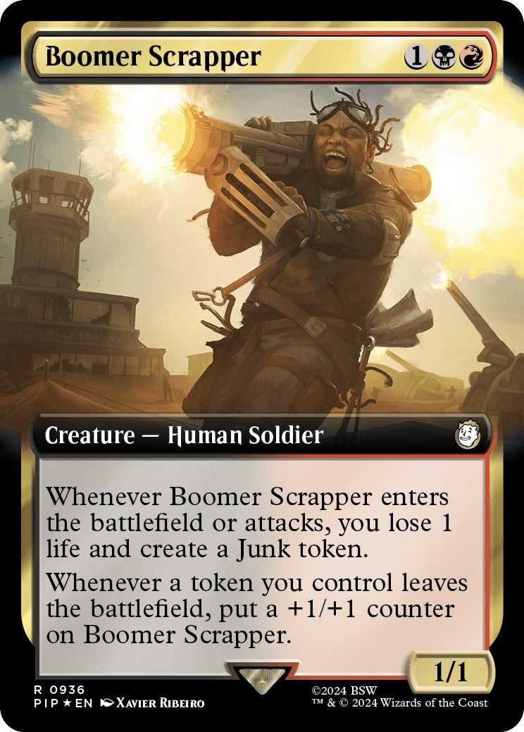 Boomer Scrapper (Extended Art) (Surge Foil) (936) (Universes Beyond: Fallout)