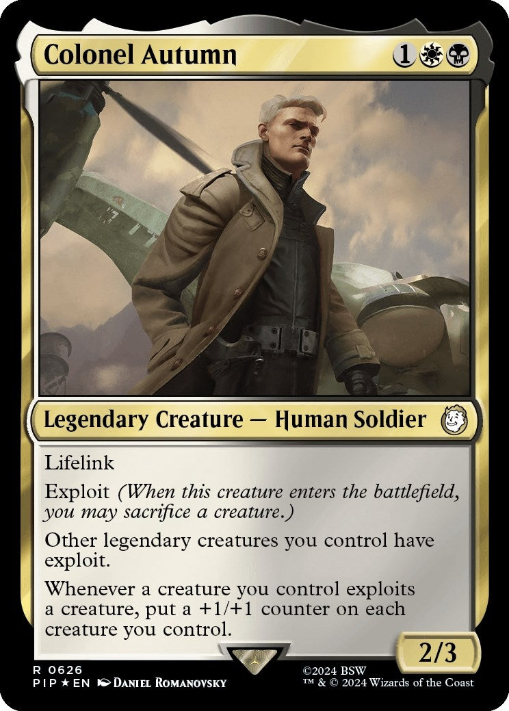 Colonel Autumn (Surge Foil) (626) (Universes Beyond: Fallout)