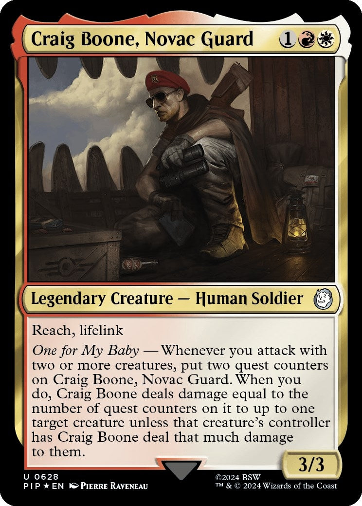 Craig Boone, Novac Guard (Surge Foil) (628) (Universes Beyond: Fallout)