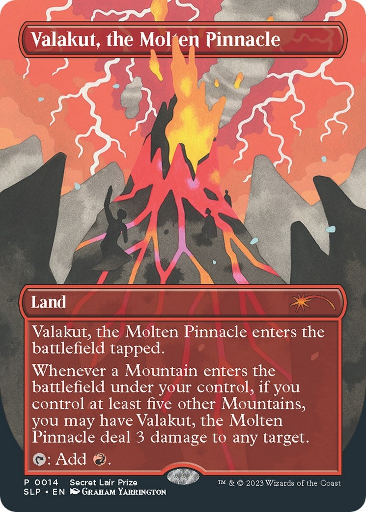 Valakut, the Molten Pinnacle (14) (Secret Lair Showdown)